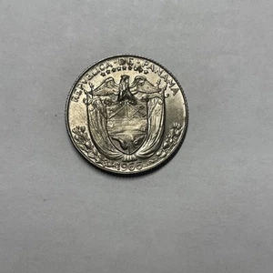 1966 PANAMA 1/4 BALBOA - Excellent Coin - LN328 - Picture 1 of 2