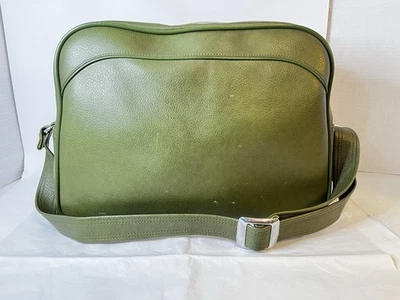 Vtg American Tourister Luggage Suitcase Green Zip Shoulder Carry On Travel Bag - Image 1 of 4