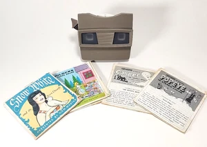 Vintage Viewmaster Viewer & fünf (5) Heftrollen Lot - Bild 1 von 21