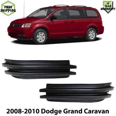 Front Fog Lights Cover Texture Left & Right  Side For 08-10 Dodge Grand Caravan Foto 1 de 4