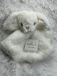 NUEVO Dreamgro Blanco Conejo Bebé Manta de Seguridad Lovey Peluche Nunu Juguete - Imagen 1 de 14