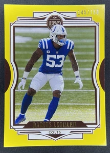 Panini Legacy 2021 amarillo Darius Leonard/150 #74 Indianapolis Colts - Imagen 1 de 2
