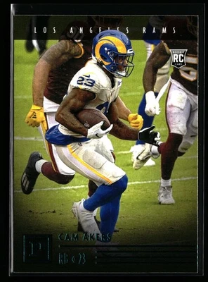 Cam Akers 2020 Panini Chronicles #PA-32 Panini Teal Rookie Los Angeles Rams - Image 1 of 2
