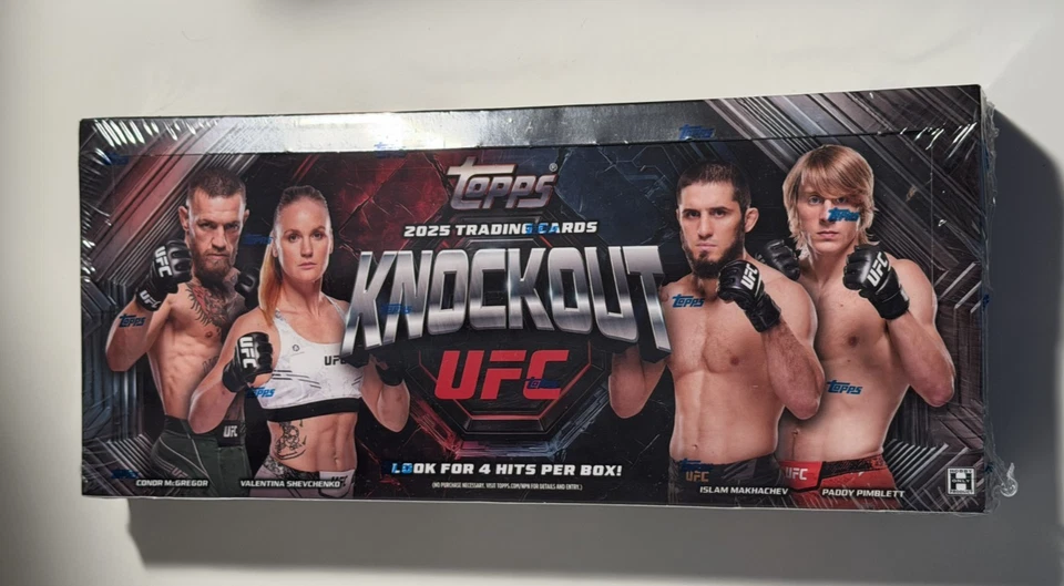 2025 Topps UFC Knockout SEALED Hobby Box 3 Autos Autographs per Box - Image 1 of 2