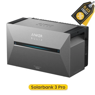 Anker SOLIX Solarbank 3 E2700 Pro Speicherlösung für Balkonkraftwerke Plug&Play