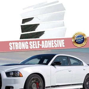 For Dodge Charger 2011~2021 Door Trim Pillar Posts Chrome Cover Decorations 6PCS - Picture 1 of 10