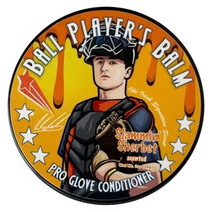 Ball Player's Balm Scented Pro Baseball Glove Conditioner - 2oz - Slammin' - Picture 1 of 6