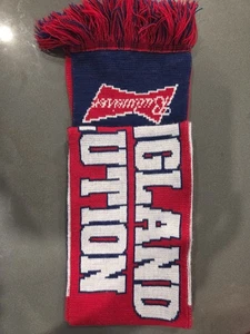 New England Revolution SGA Soccer Scarf MLS Budweiser - Picture 1 of 1