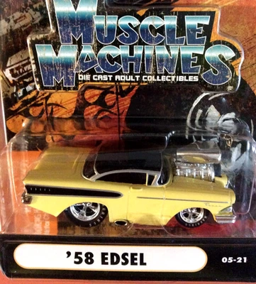 MUSCLE MACHINES 1958 EDSEL LIMITED EDITION -- 1/64 DIECAST - 58 EDSEL  - Image 1 of 3