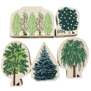 The Cat’s Meow Trees Cherry Beach Weeping Willow Spruce Tulip Flowering Vtg - Picture 1 of 12