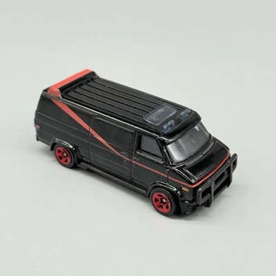 Hot Wheels New Models #39/50 GMC The A Team Van 83-84 Diecast Black 1/64 - Image 1 of 4