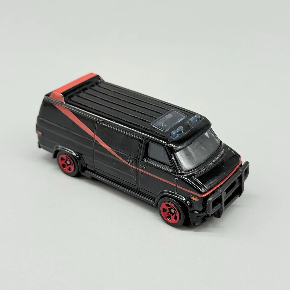 Hot Wheels New Models #39/50 GMC The A Team Van 83-84 Diecast Black 1/64 - Image 1 of 4