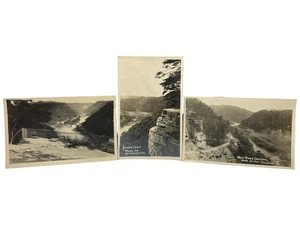 Antike West Virginia Landschaft Postkarte Echtfoto RPPC Liebhaber springen Falken Nest - Bild 1 von 8