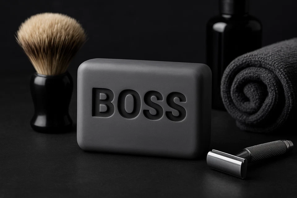 Naturseife "Wer ist der Boss?" mit Mango-, Shea,- und Kakaobutter - Bild 1 von 1