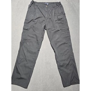 5.11 Tactical Series Mens Cargo Pants Work Hiking Relaxed Black Size 38/34 - Picture 1 of 8