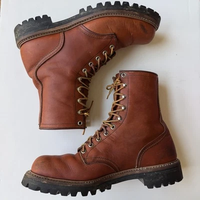VTG 1970s Red Wings Irish Setter Sport Boot 890 899 Sz 10B NARROW Dog Tag Logger - Image 1 of 4