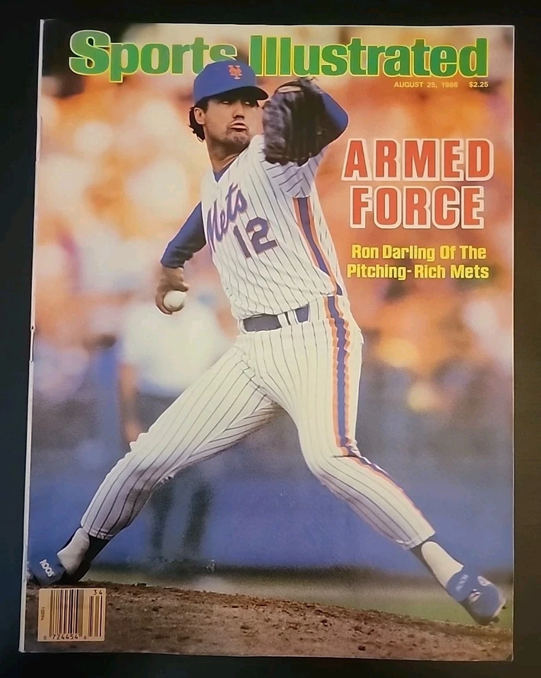 Sports Illustrated Aug 25 1986 Ron Darling Armed Force New York Mets - Image 1 of 4