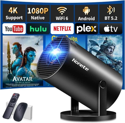 Mini Proiettore Portatile 2025 | 1080P Full HD, App Integrata, WiFi, Bluetooth - Immagine 1 di 4