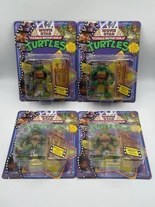TMNT 1990 Clásico Estrella de Cine Teenage Mutant Ninja Turtles Juego de 4 2023 SELLADO - Imagen 1 de 10