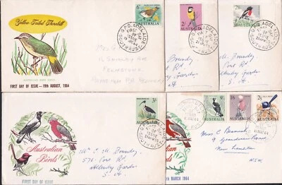 1964-65 BIRDS FULL SET PRE-DECIMAL STAMP ACCA FIRST DAY COVERS #6.1 - Image 1 of 4