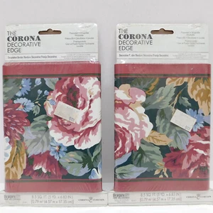 2 Rolls Borden Pre Pasted Wallpaper Border - 5 yds each x 6.83" - Total 30 ft. - Picture 1 of 10