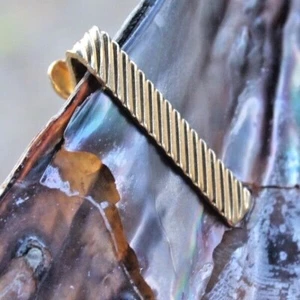 Barra de corbata con clip vintage en tono dorado en línea ¡ENVÍO GRATUITO! - Imagen 1 de 6