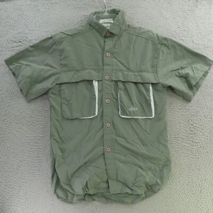 Tarponwear By Simms Shirt Mens Small Green Short Sleeve Fishing Vented Fishing - Picture 1 of 8