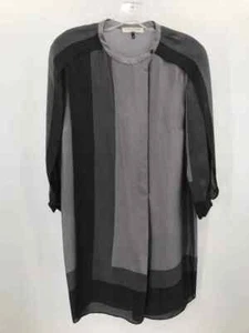 Pre-Owned Halston Heritage Grey Size 6 Knee Length Long Sleeve Dress - Picture 1 of 3