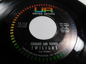 Ferrante And Teicher– Exodus / Twilight 1960 7" Single UA 274 - Picture 1 of 4