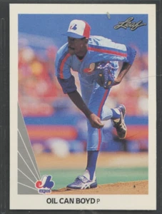 1990 Leaf #159 Oil Can Boyd Montreal Expos - Picture 1 of 2