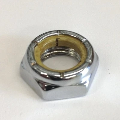 CHROME POWER STEERING PUMP NUT GM CHEVY PONTIAC BUICK OLDSMOBILE SBC BBC - Image 1 of 2