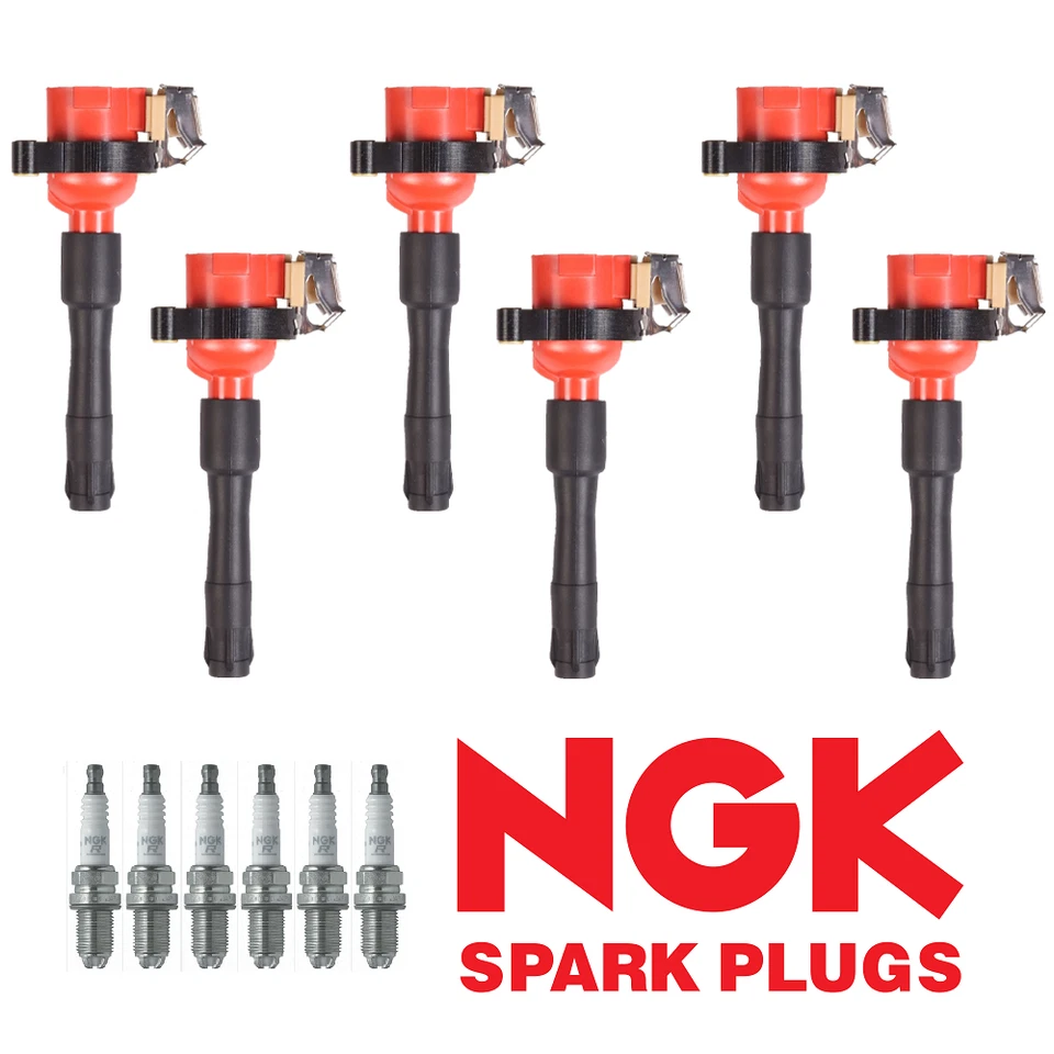 Bobina de encendido Energy y bujía NGK Platinum para BMW 325Ci 325i M5 UF354 Foto 1 de 4