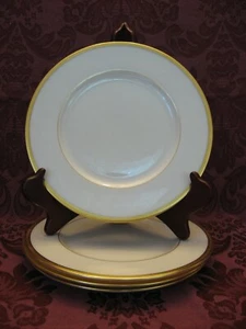 Lenox Springfield China 8-1/4" Salad Plates - Set of Four (4) - Very Nice! - Picture 1 of 3