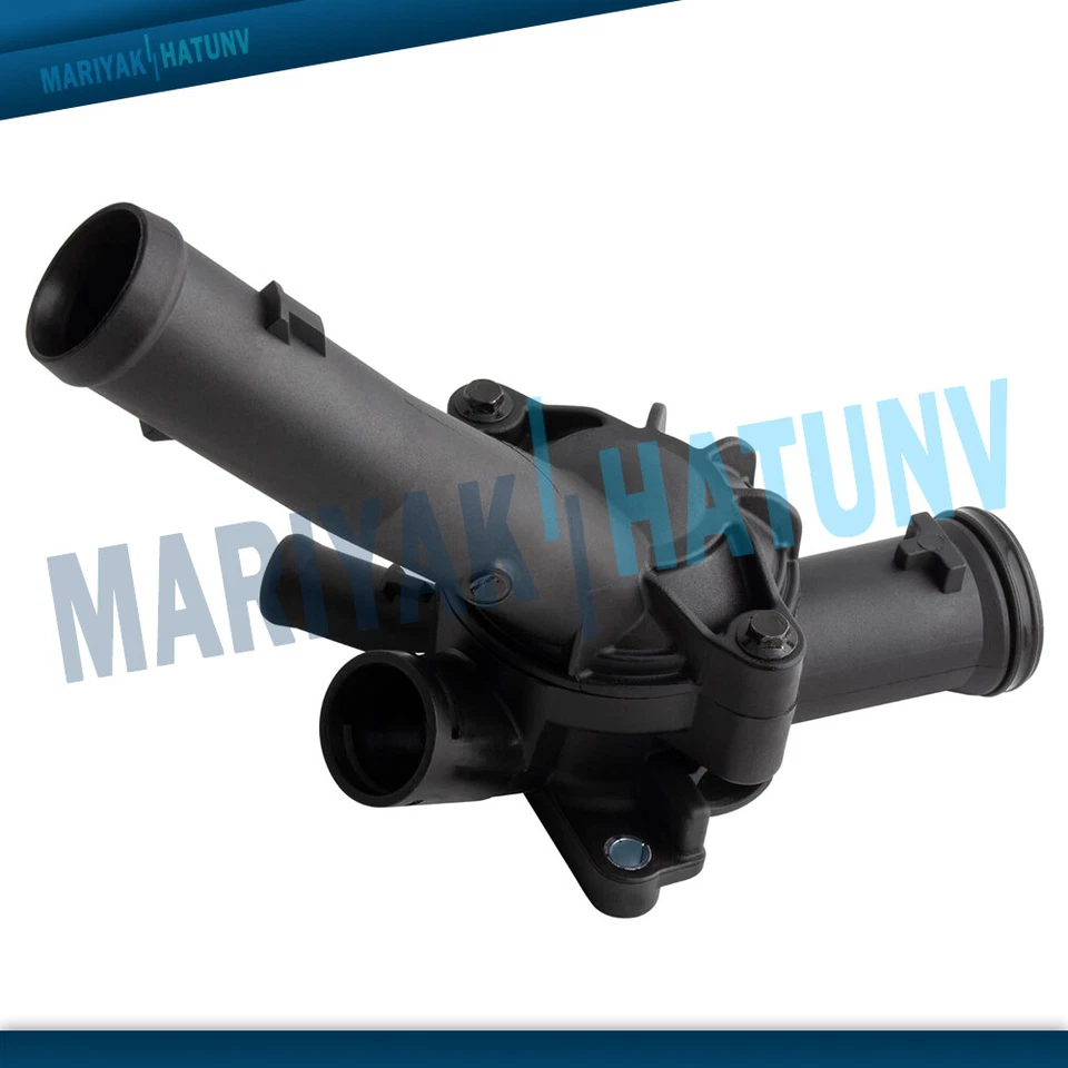 Conjunto de carcasa de termostato de refrigerante de motor para Volkswagen Jetta Passat Golf 2,5 L Foto 1 de 4