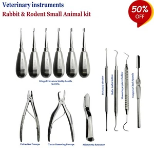Instrumentos Veterinarios Conejo & Rodent Espátulas Explorers Dientes Extracción - Bild 1 von 17