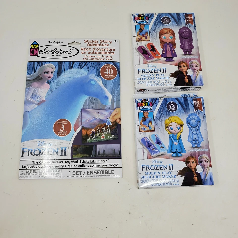 Disney Frozen II Colorforms Sticker Story Adventure 40pcs Pz2