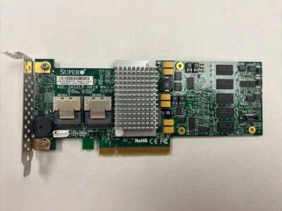 Supermicro AOC-SAS2LP-H8IR (LSI 9260-8i) SAS RAID Controller PCIe Card - Bild 1 von 2