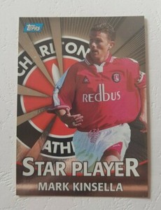 TOPPS Premier Gold 2001 Mark Kinsella STAR PLAYER Charlton Athletic T4