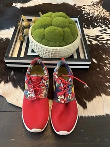 Nike Roshe Run Aloha Hawaiian M3 Print rote Damen-Segelschuhe 599432-674 Größe 8 - Bild 1 von 11
