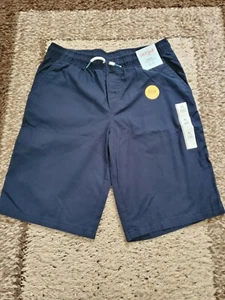 NWT BOYS DARK BLUE PULL ON SHORTS. SIZE 16 (XL). - Picture 1 of 4