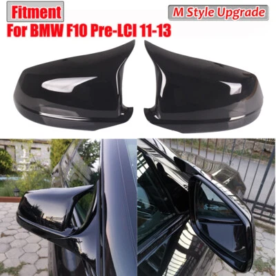 Tapas de cubierta de espejo retrovisor lateral para BMW F10 F11 serie 5 525i 528i 530i 535i 2011-2013 Foto 1 de 4