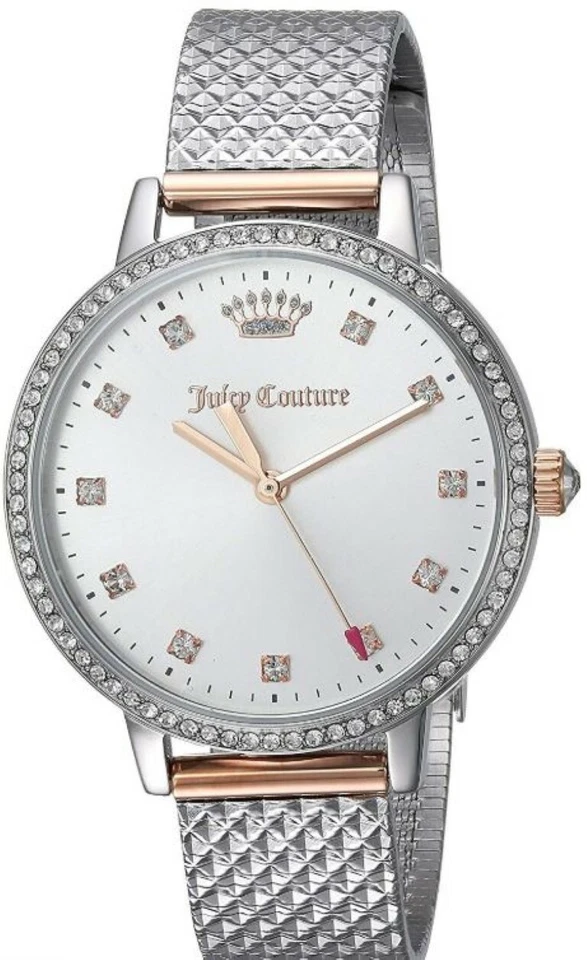 Ladies Juicy Couture Black Label Los Angeles Swarovski Silver 1901612 Watch - image 1 of 1