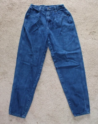 Jeans Brittania vintage para mujer 10 azules cintura alta cónicos mamá algodón 33 alto Foto 1 de 4