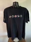 T-shirt vintage Y2K Pepsi Rock Band PlayStation Promo jeu vidéo noir XL