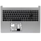 New Original Acer Aspire 5 A515 55 36Qq Silver Palmrest Cover Qwerty Uk Keyboard