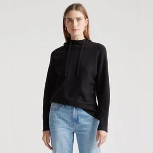 Neu Neu mit Etikett Quince Damenpullover Small Öko-Strick Milano-Stitch Hoodie Sweater Small - Bild 1 von 5