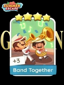 Band Together-Mono_poly_Go_ Stickers Cards 4 Stars_ ( FAST DELIVERY ) ⭐ ⭐ ⭐ ⭐ - Picture 1 of 1