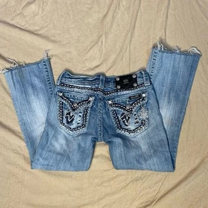 Miss Me JE538OB3R Boot Low Rise Hand - Cropped Jeans Größe 25 /23" Schrittlänge HOT 🔥 - Bild 1 von 7