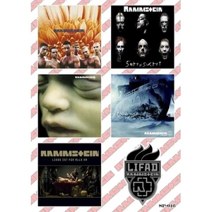 German Metal Band Albums Sticker Pack | Mutter Sehnsucht Reise, Reise Herzeleid - Picture 1 of 1