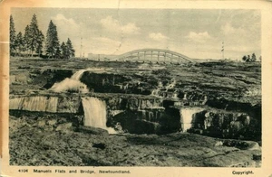 1945 Manuels Flats and Bridge, Newfoundland Canada Vintage Postcard - Picture 1 of 2